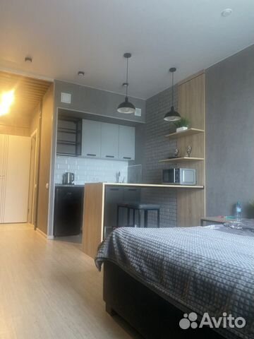 

Квартира-студия, 27 м², 2 кровати