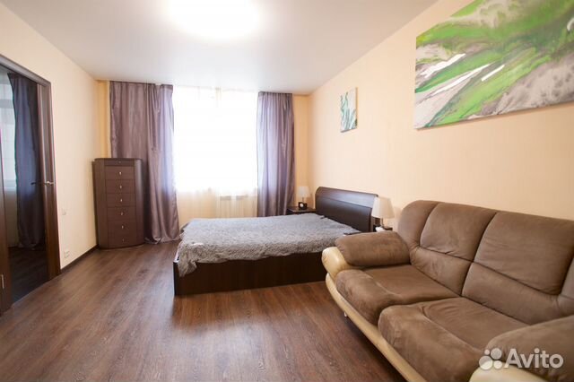 

1-к. квартира, 42 м², 3 кровати