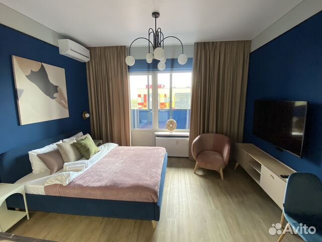 

Квартира-студия, 28 м², 1 кровать