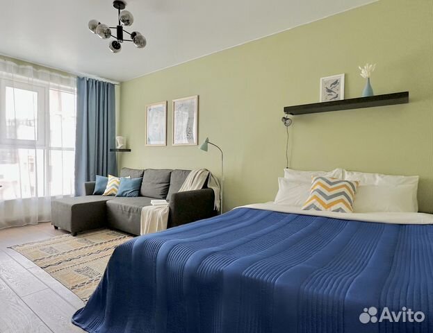 

1-к. квартира, 39 м², 2 кровати