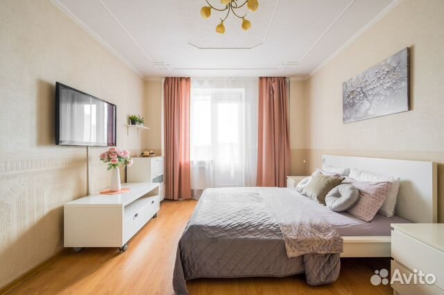 

1-к. квартира, 43 м², 2 кровати
