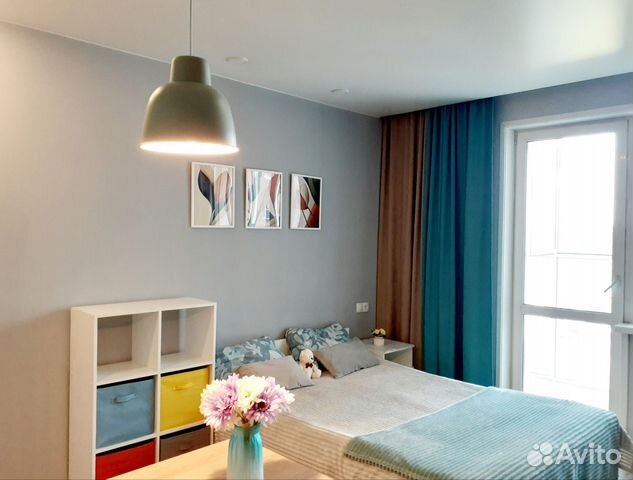 

Квартира-студия, 30 м², 2 кровати
