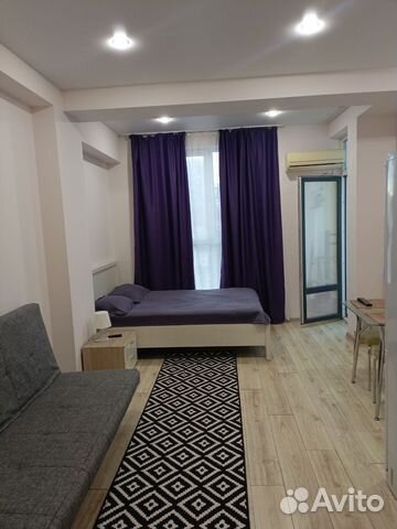 

Квартира-студия, 26 м², 2 кровати