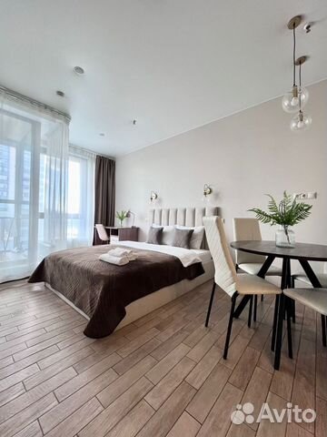 

Квартира-студия, 33 м², 2 кровати