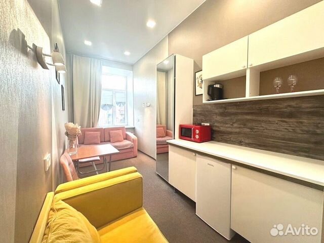 

Квартира-студия, 17 м², 2 кровати