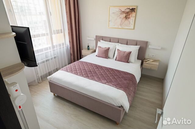 

1-к. квартира, 38 м², 2 кровати