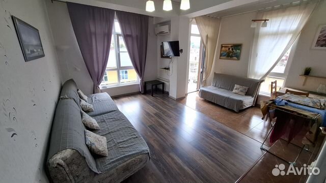

Квартира-студия, 34,6 м², 3 кровати
