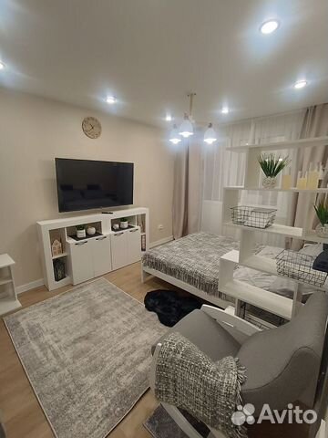 

1-к. квартира, 32 м², 3 кровати