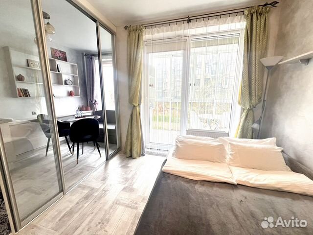 

Квартира-студия, 28 м², 1 кровать