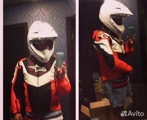 Куртка кожаная alpinestars