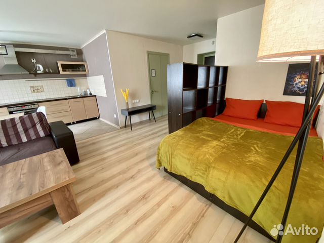 

Квартира-студия, 43 м², 2 кровати