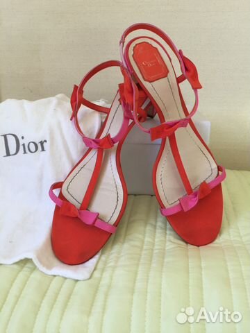 Dior летние туфли р. 41-42