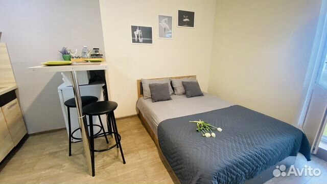 

Квартира-студия, 26 м², 2 кровати