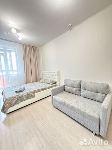 

Квартира-студия, 40 м², 2 кровати