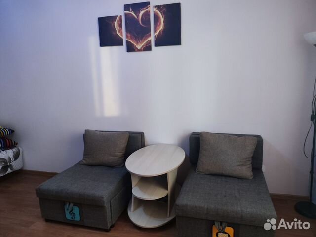 

1-к. квартира, 42 м², 3 кровати