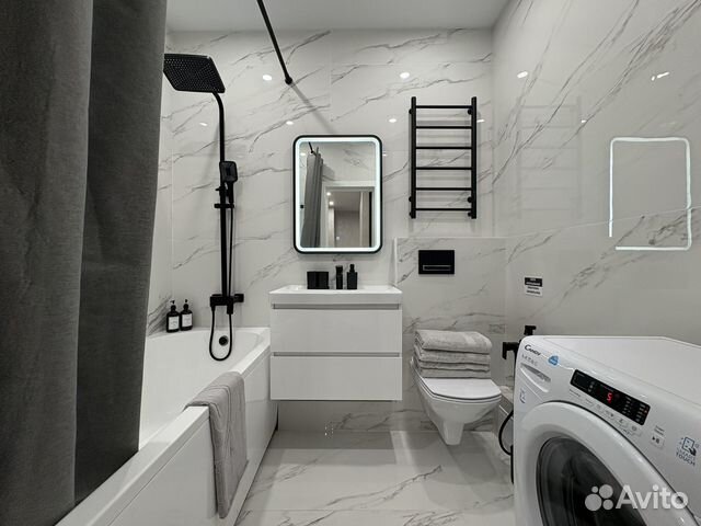 

1-к. квартира, 39 м², 2 кровати
