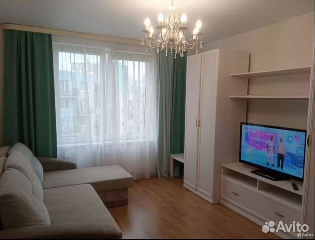 

1-к. квартира, 39 м², 2 кровати