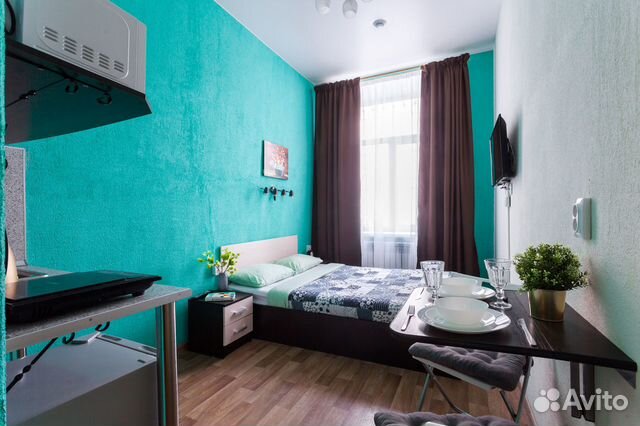 

Квартира-студия, 15 м², 1 кровать