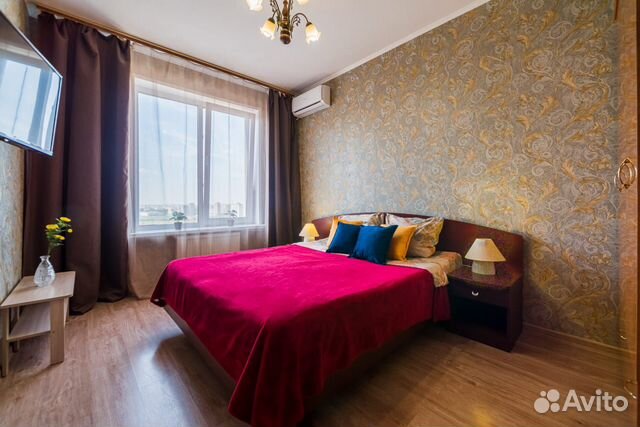 

1-к. квартира, 46 м², 3 кровати