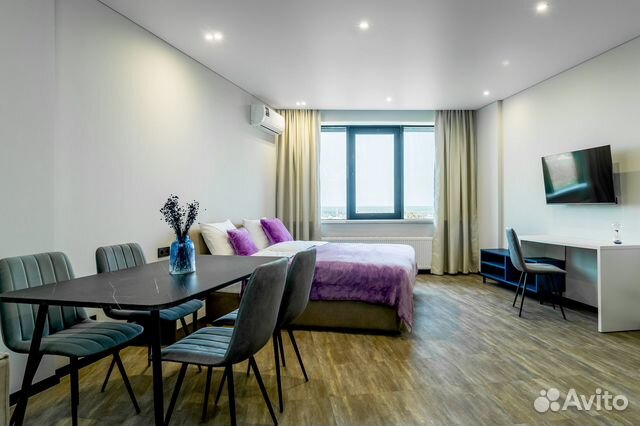

Квартира-студия, 44 м², 2 кровати