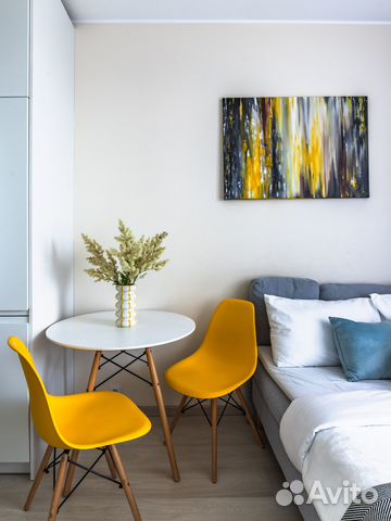 

Квартира-студия, 32 м², 1 кровать