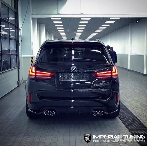 Тюнинг BMW X5 F85 карбоновый диффузор