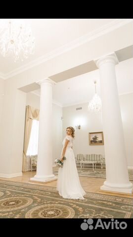 Свадебное платье в стиле бохо Гарлин Gabbiano, р.4