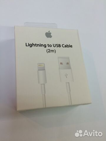 Кабель iPhone 5/5S/SE/6/6S/6 Plus/iPad Оригинал 2m