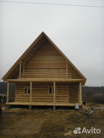 Сруб (4x6+ 2) с мансардой Сруб (4x6+ 2) с мансардой