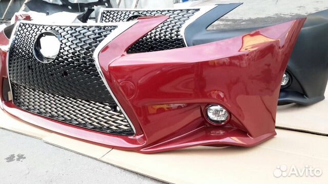 Передний бампер на Лексус is250 is f-sport в сборе