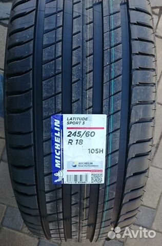 Новые Michelin Latitude Sport 3 245/60 R18 105 H Новые Michelin Latitude Sport 3 245/60 R18 105 H