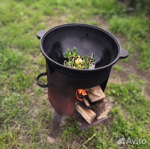 Валберис казан с печкой