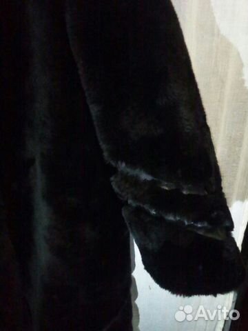 Шуба мутон с кожаными вставками р. 48-50 XL б/у Шуба мутон с кожаными вставками р. 48-50 XL б/у