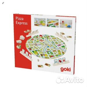 Настольная игра Пицца дерево Goki Германия новая