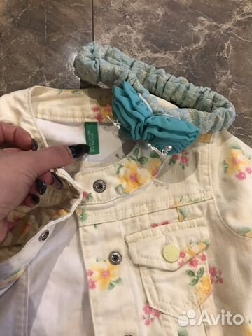 Платье+ джинсовая куртка(Benetton)