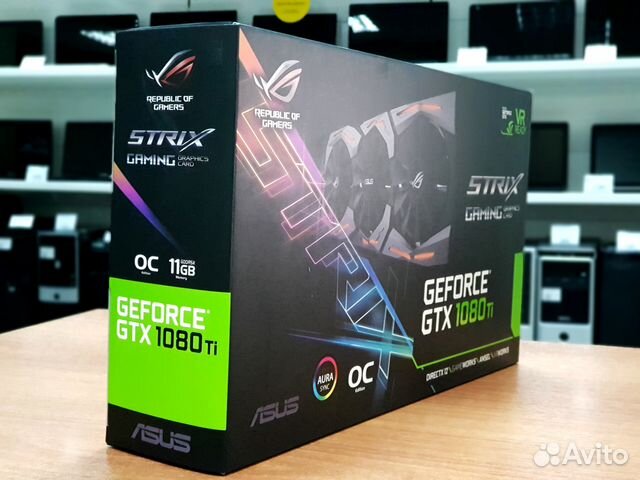 Видеокарта Asus Strix GeForce GTX 1080Ti 11gb