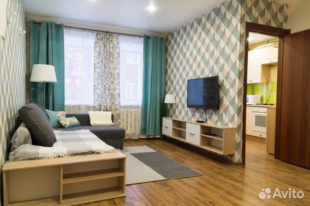 

2-к. квартира, 45 м², 2 кровати