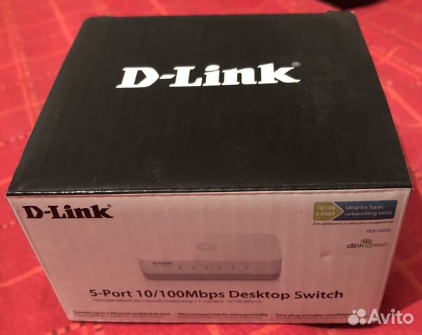 D-link 5 Port 10/100Mbps Desktop Switch