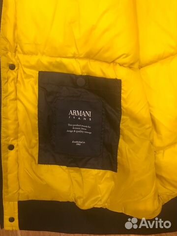 Пуховик мужской Armani, новый Пуховик мужской Armani, новый