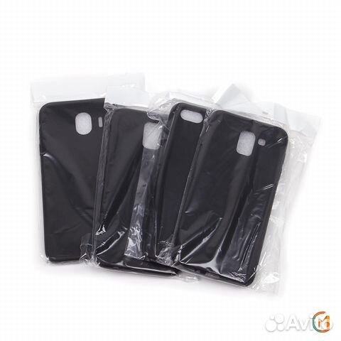Чехол силикон черный SAMSUNG Galaxy J4 (2018)