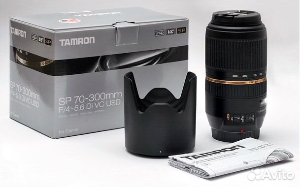Объектив TamronSP AF 70-300mm f4.0-5.6 для CanonEF