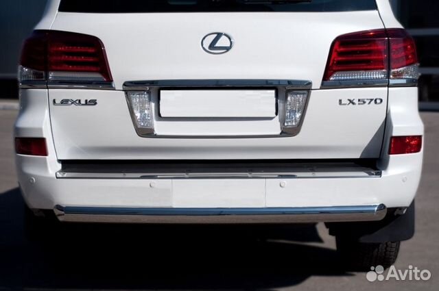 Защита бампера лексус LX570 и порогов Lexus LX570