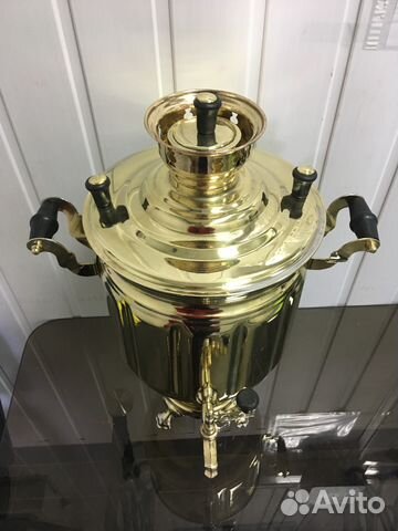 Самовар угольный на дровах 8 л г. Тула