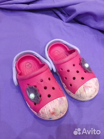 Сабо Шлёпанцы для девочки crocs c6 Сабо Шлёпанцы для девочки crocs c6