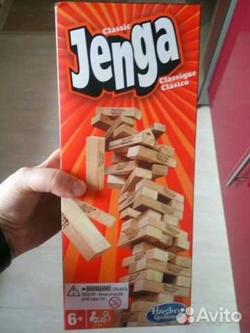 Игра новая Jenga (Дженга) оригинал от Hasbro