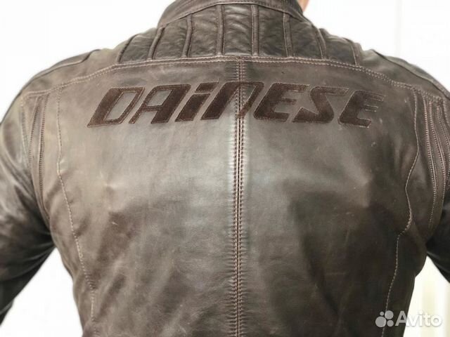 Мотокуртка Dainese R-Twin Pelle коричневая 52