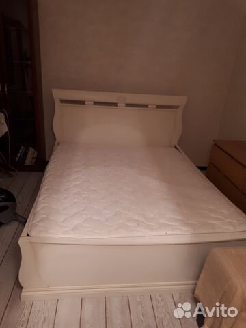 Кровать двуспальная Италия Venere avorio и матрас Кровать двуспальная Италия Venere avorio и матрас