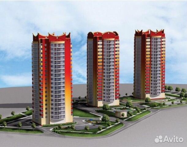 1-к квартира, 43.1 м², 13/20 эт. 1-к квартира, 43.1 м², 13/20 эт.