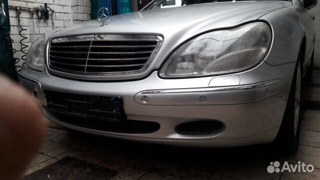 Бампер Мерседес w220 в сборе