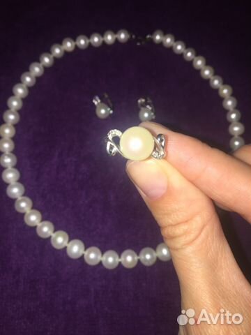 Ожерелье и комплект из жемчуга